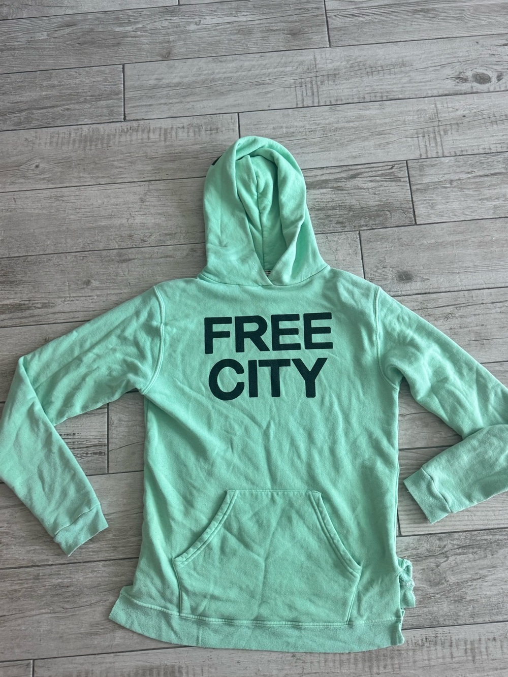 FREE CITY MINT GREEN HOODIE XS/SM